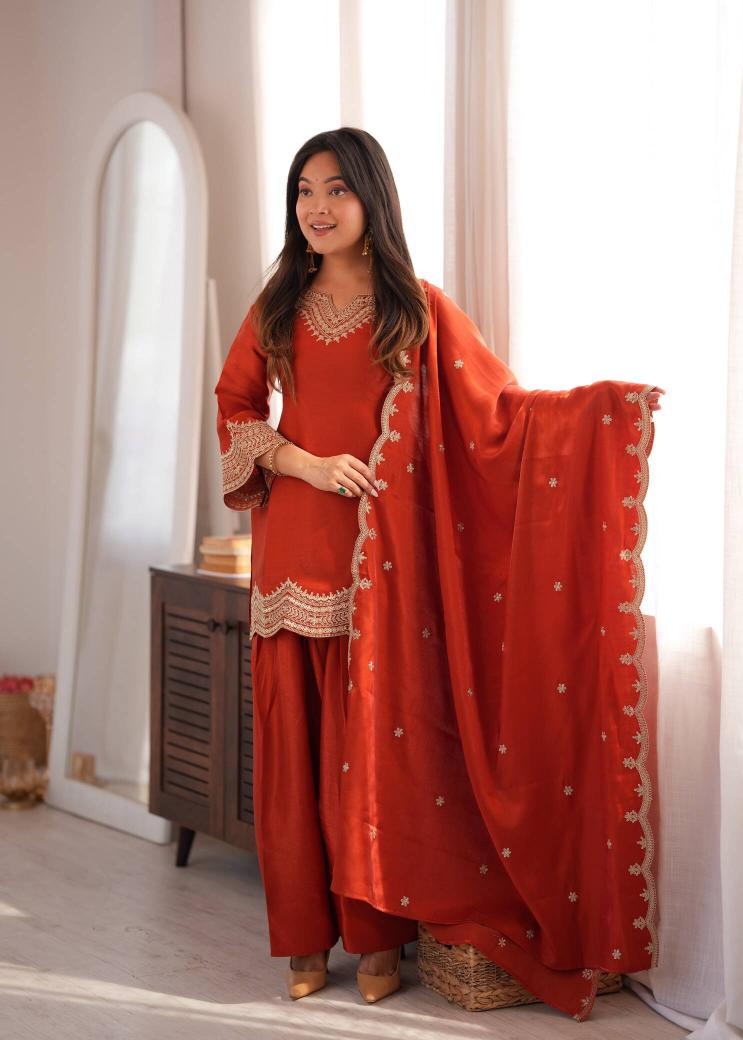 Krunique 3pcs ambala kurtis wholesale market